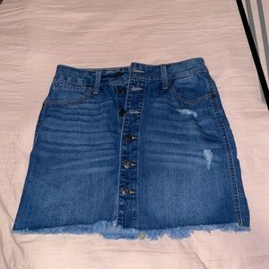 Mudd jean skirt